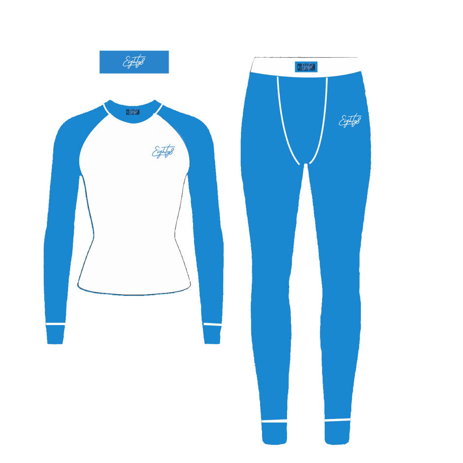 Blue and White Contour Set